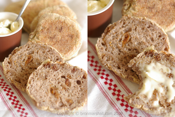 Spiced Honey And Fig English Muffin Splits