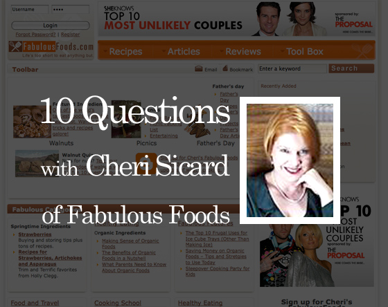 Cheri Sicard Of Fabulous Foods