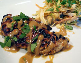 Thai Chicken And Peanut Slaw