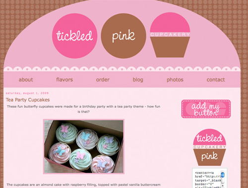 Natalie Herr's Tickled Pink Cupcakery Blog