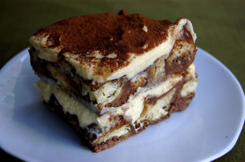Tiramisu Bread Pudding From Spork Or Foon