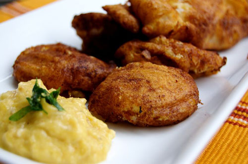 Monkfish Corndogs With Mango Ketchup From Spork Or Foon