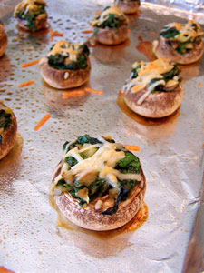 Spinach Stuffed Mushrooms