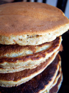Wholegrain Banana Pancakes