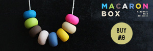 Tasty Circus - Macaron Box Handmade Necklace