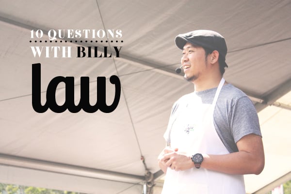 10 Questions With Billy Law