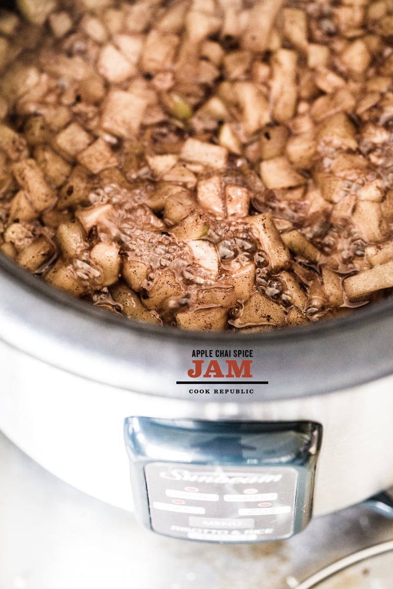 How To Make Rice Cooker Apple Chai Spice Jam 