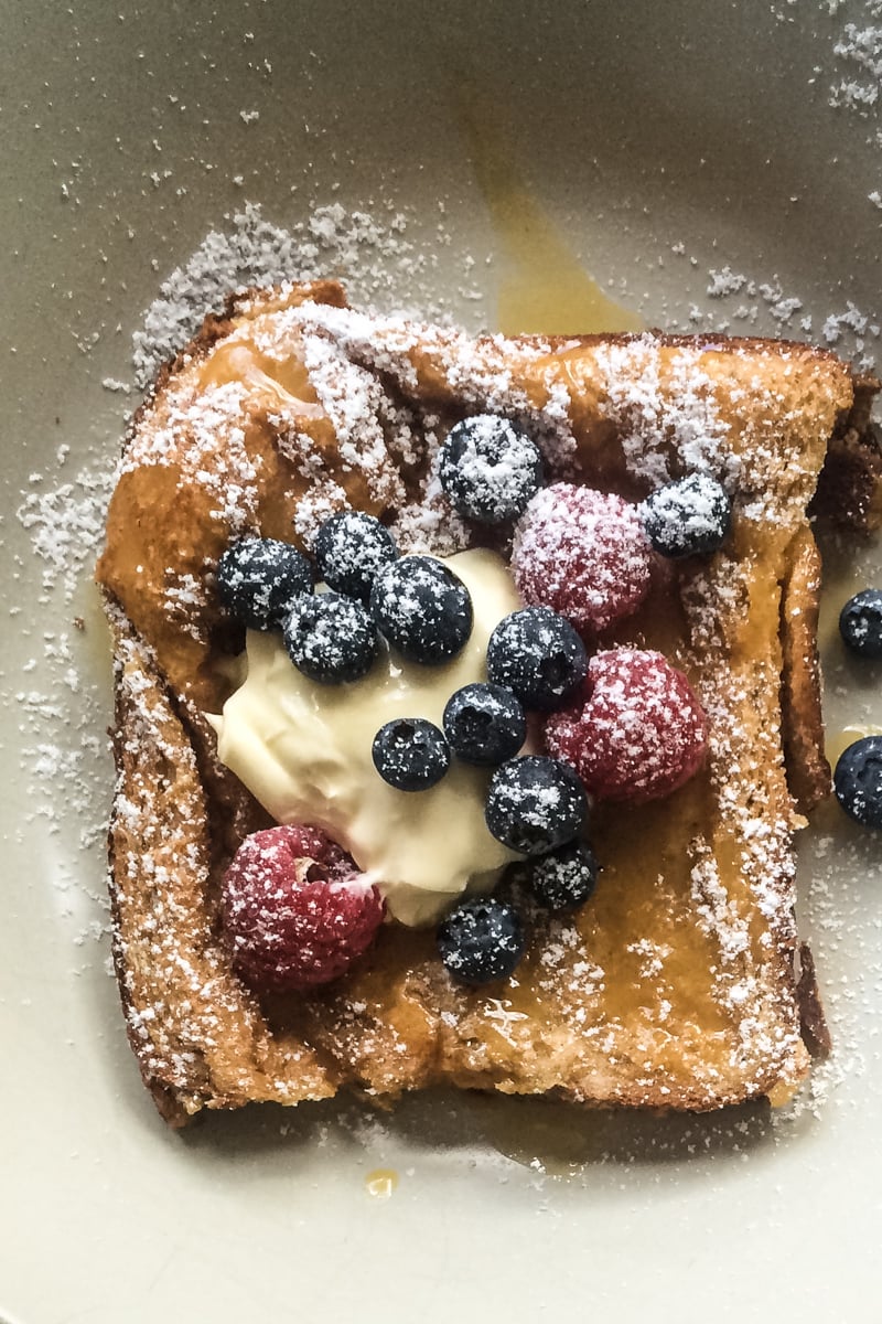 Tray Baked French Toast With Yuzu Curd - Cook Republic