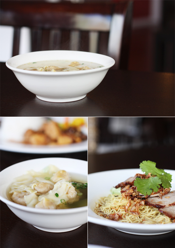 Char Siu Pork Noodles With Dumpling Soup