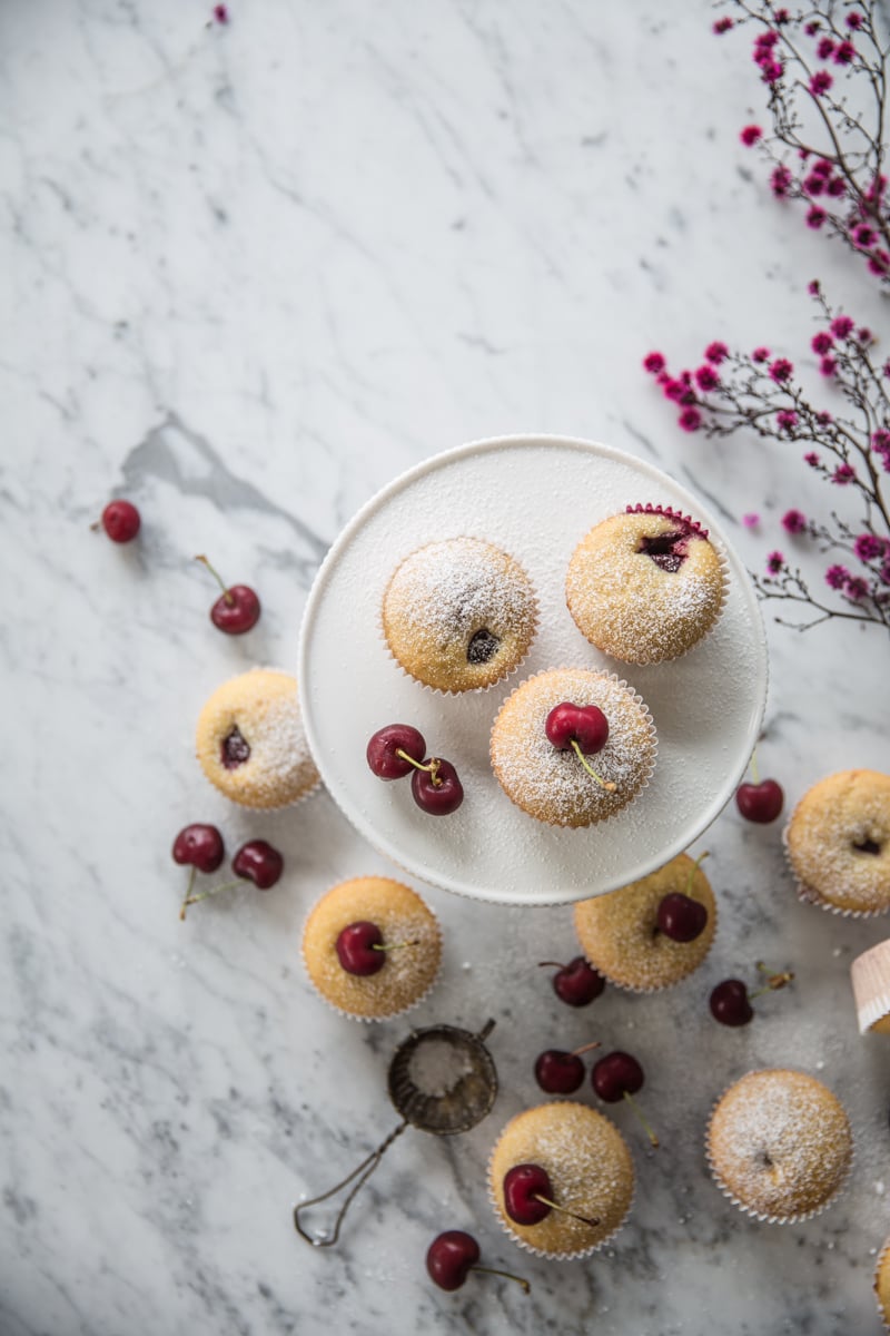 Cherry Muffins - Cook Republic