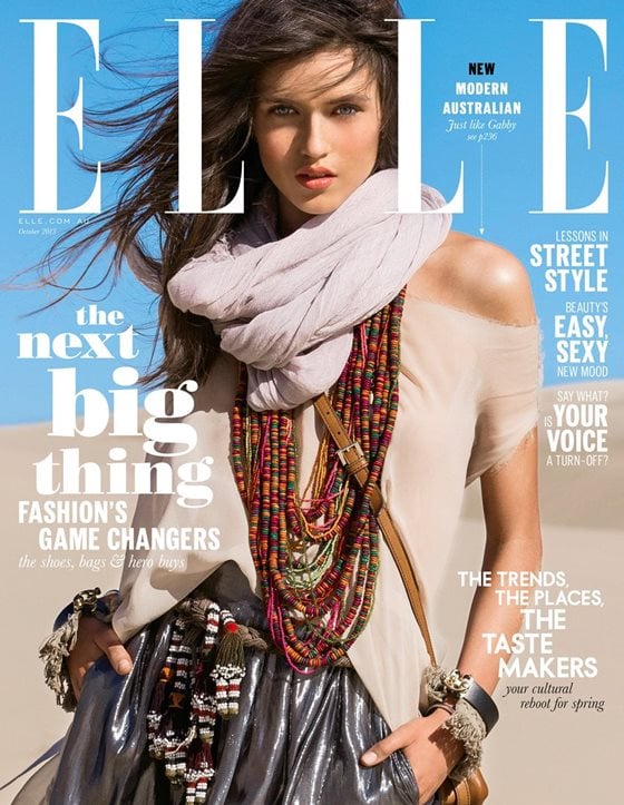 Elle Australia October 2013 Launch Issue