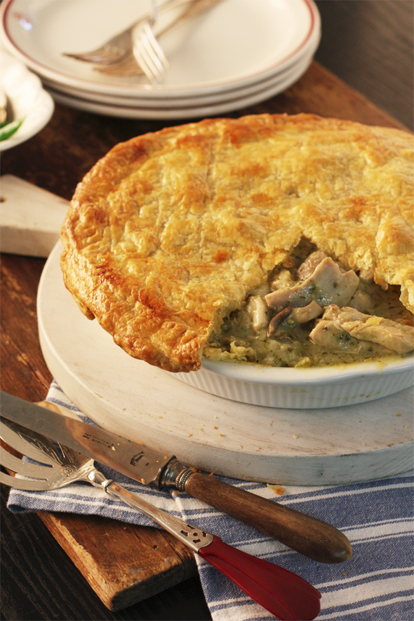 Chicken Coriander Pie