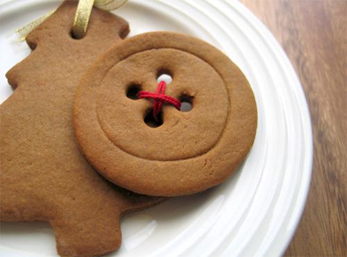 My gingerbread buttons
