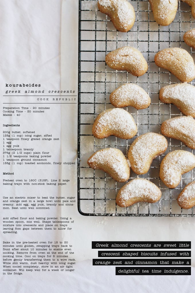 Kourabeides Recipe Card - Cook Republic