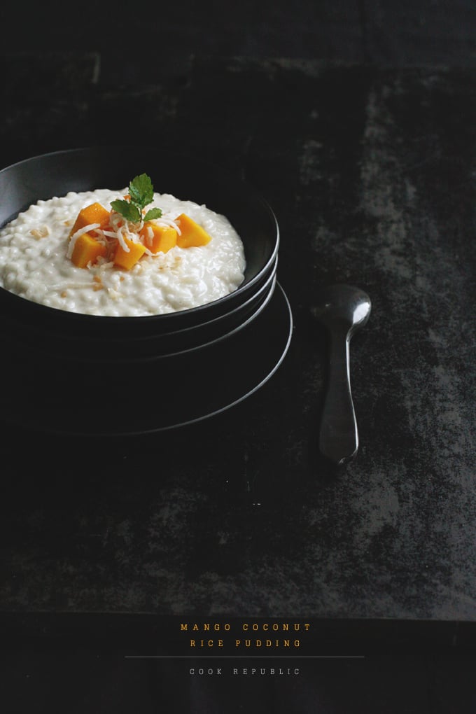 Mango Coconut Rice Pudding - Cook Republic