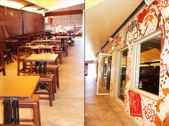 Plenty of cosy seating at Max Brenner.