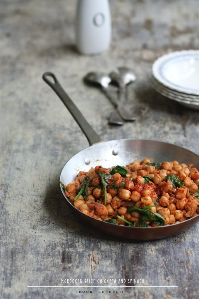 Moroccan Spice Chickpea And Spinach Cook Republic