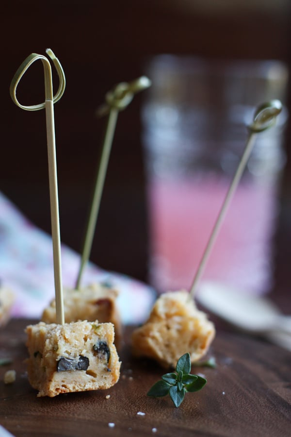 Olive Bread Canapes