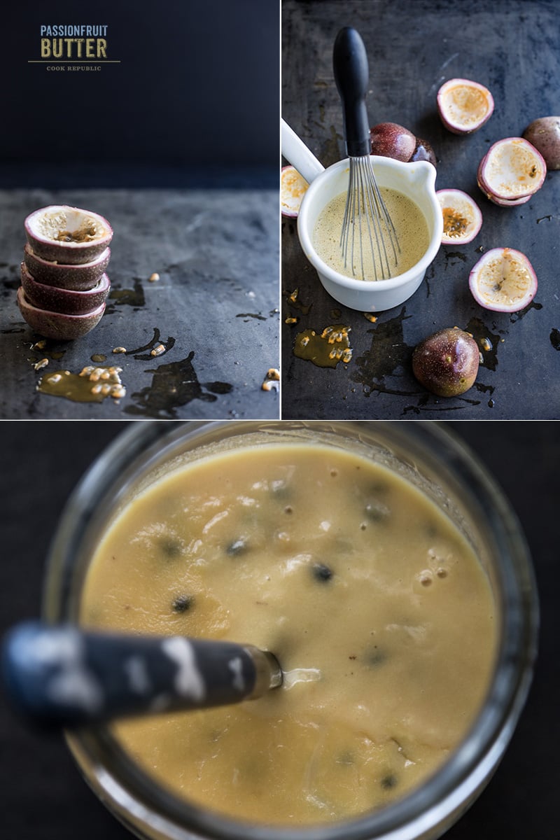 Making Passionfruit Butter - Cook Republic