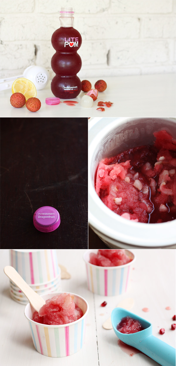 POM Lite Dragon fruit cocktail