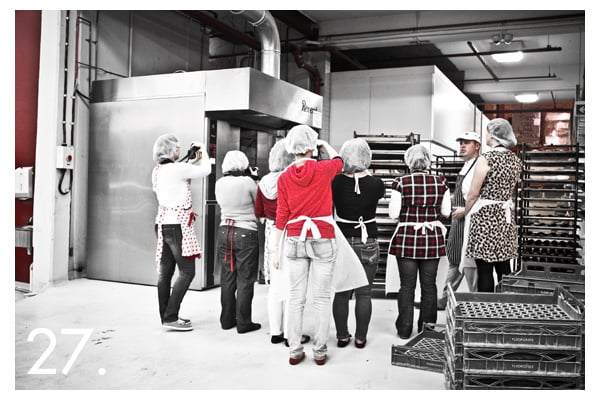 Bloggers Descend in the factory!