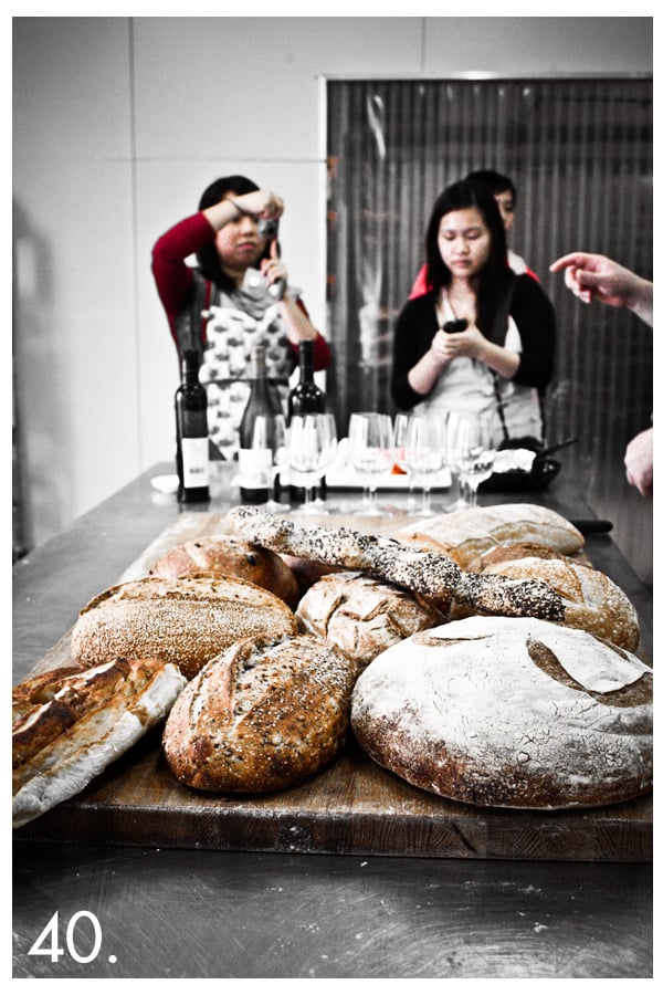 Bread tasting.
