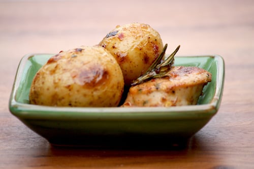 Pan Fried Potato And Weisswurst Warm Salad