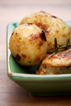 Pan Fried Potato And Weisswurst Warm Salad