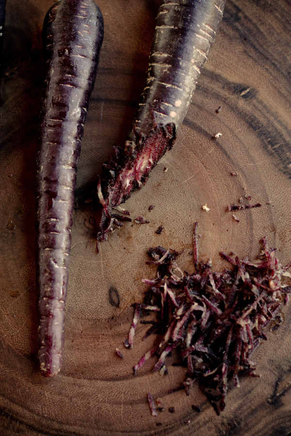 Grated Purple Carrot