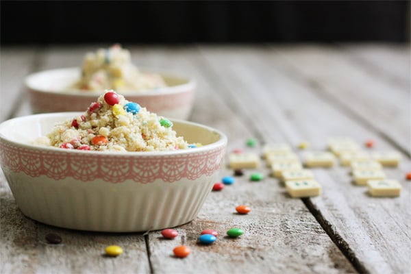 Quinoa And M&M Cookie Dough