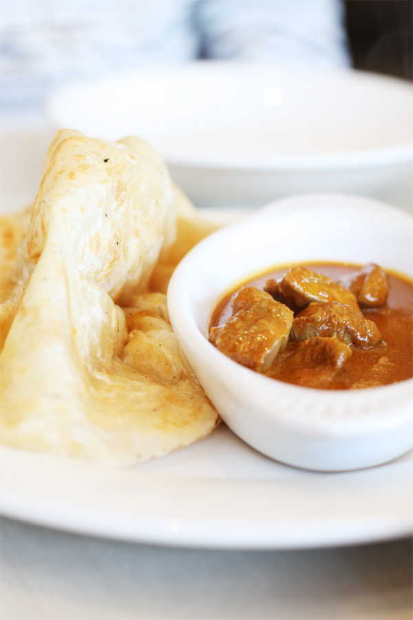 Roti Canai And Chicken Curry
