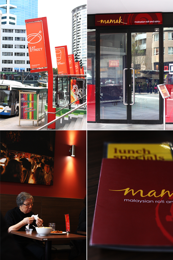 Mamak on Eat Street At Chatswood Central in Sydney
