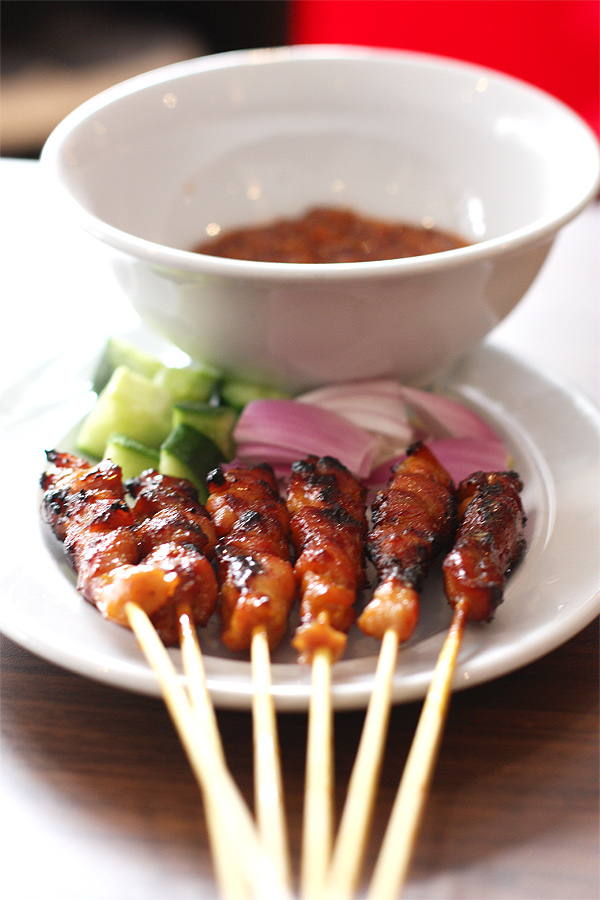 Chicken Satay at Mamak Chatswood