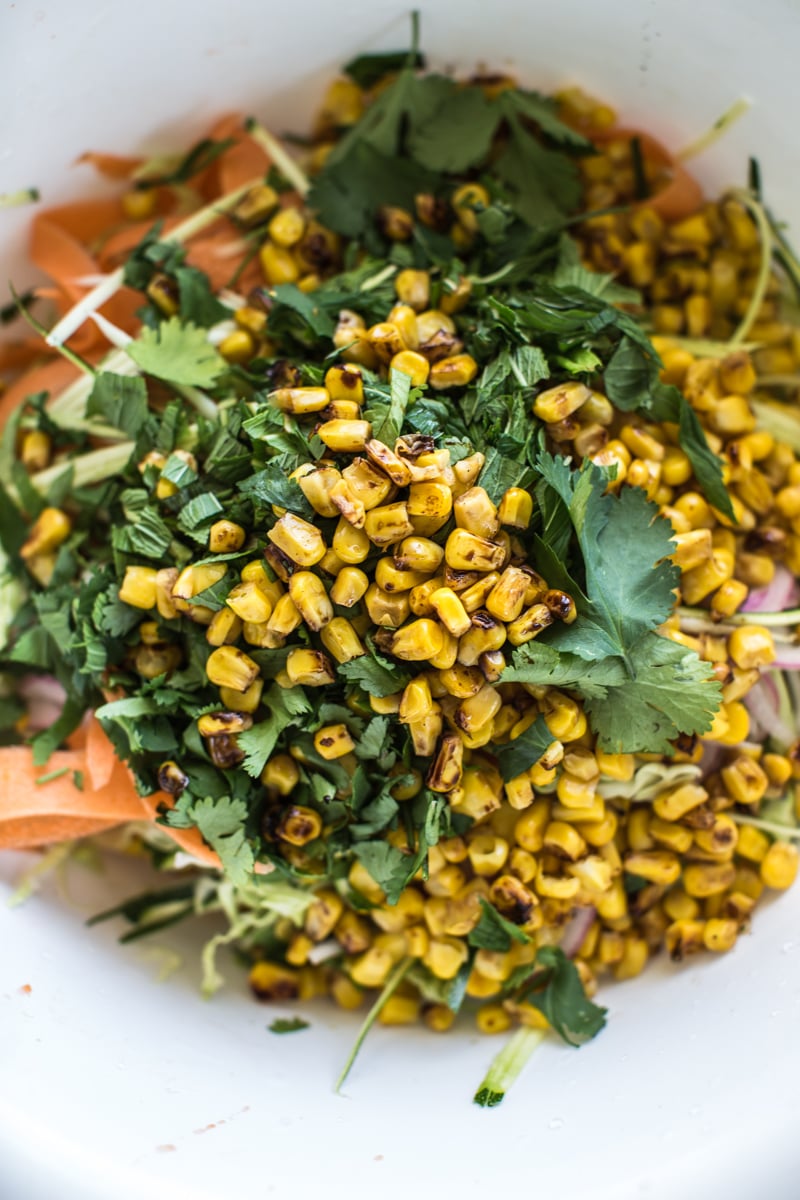 Ottolenghi's Roasted Corn And Zucchini Coleslaw - Cook Republic