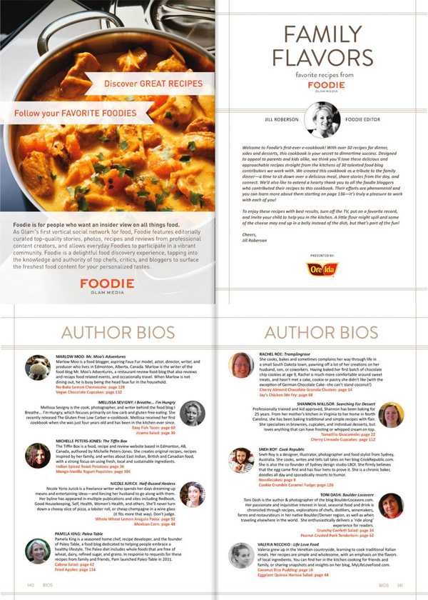 Cook Republic featured in the Foodie By Glam cookbook