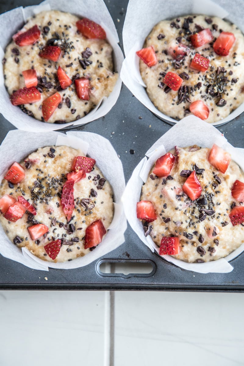 Strawberry Coconut Muffins With Chia Seeds - Cook Republic