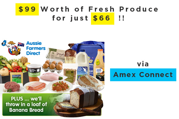 Fantastic offer from Amex Connect and Aussie Farmers Direct
