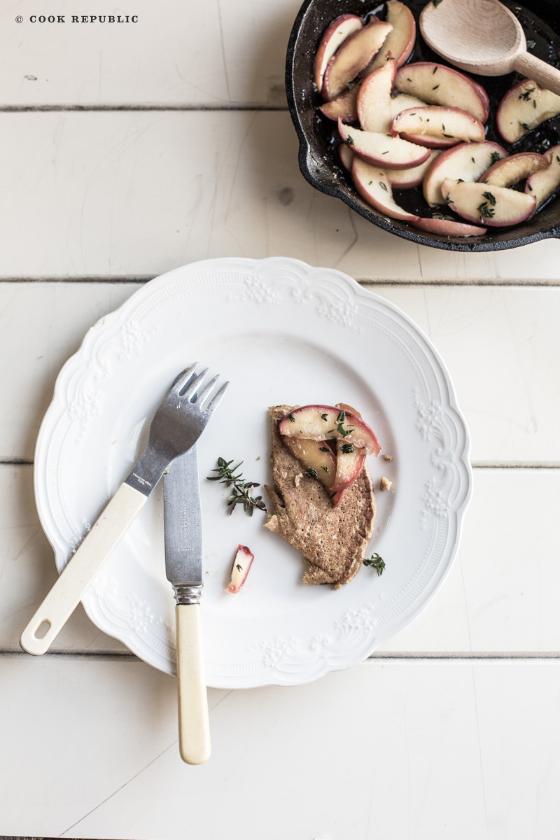 Yeast Molasses Pancakes With Herb Fruit Cook Republic