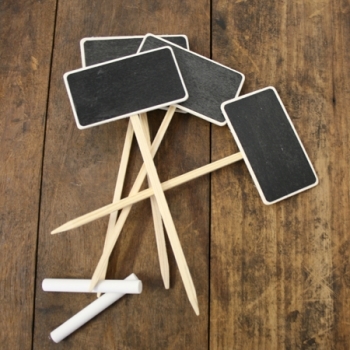 Chalkboard Rectangle Stakes