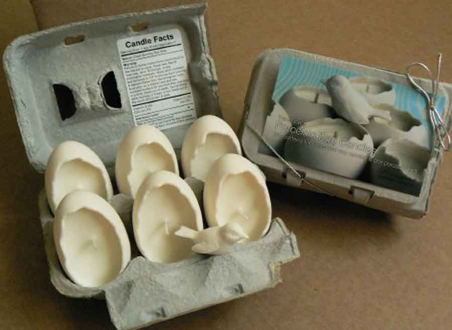 Soy Egg Candles