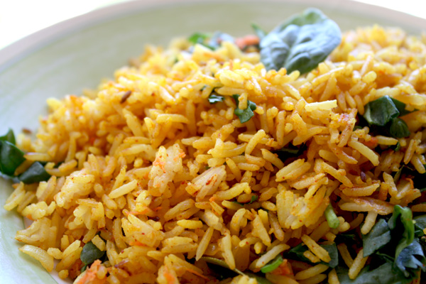 Yellow Spinach Rice Yellow Spinach Rice