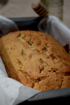 Wholesome Banana Bread For Breakfast.