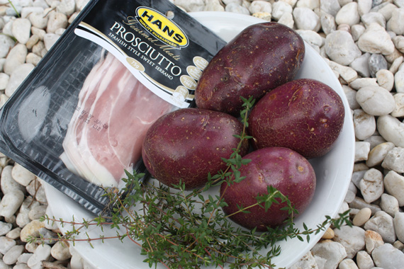 The three main ingredients and a Mother's Day theme.