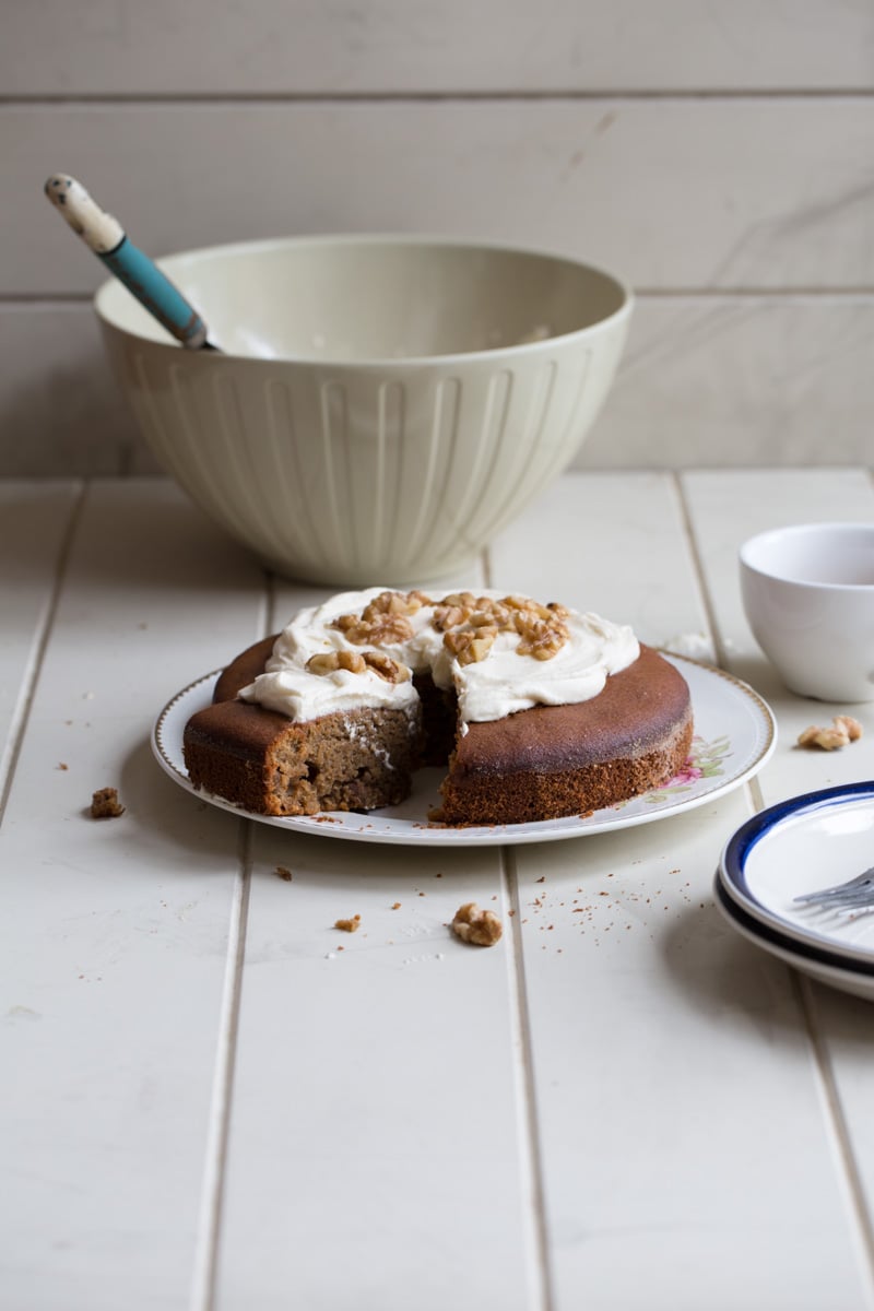 Amaranth Coffee And Walnut Cake (gluten free) - Cook Republic