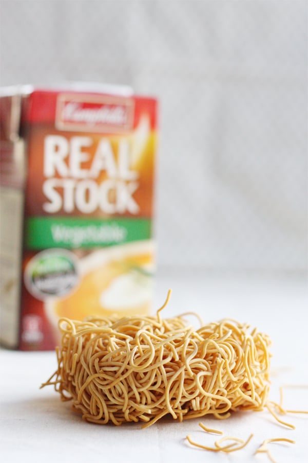 Fried Noodles And Stock