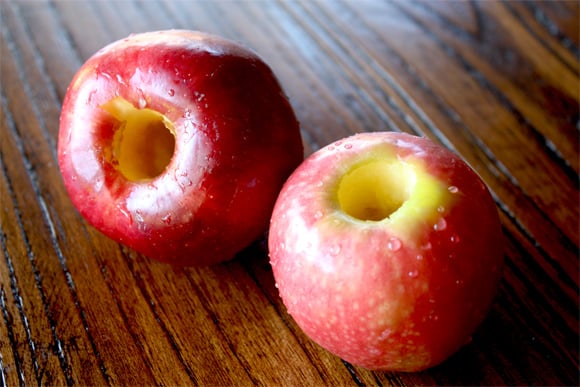 Cored Apples