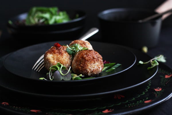 Asian Risotto Balls With Sticky Mango Chili Sauce | Cook Republic