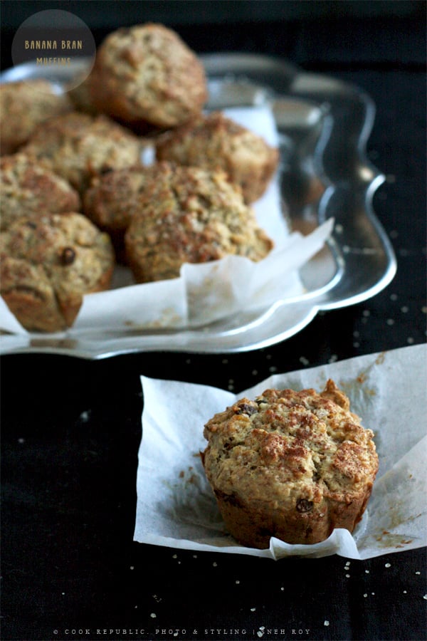 Banana Bran Muffins | Cook Republic