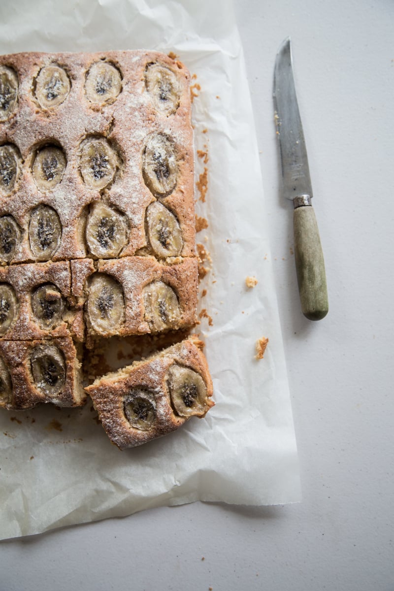 Buttermilk Banana Tray Cake - Cook Republic