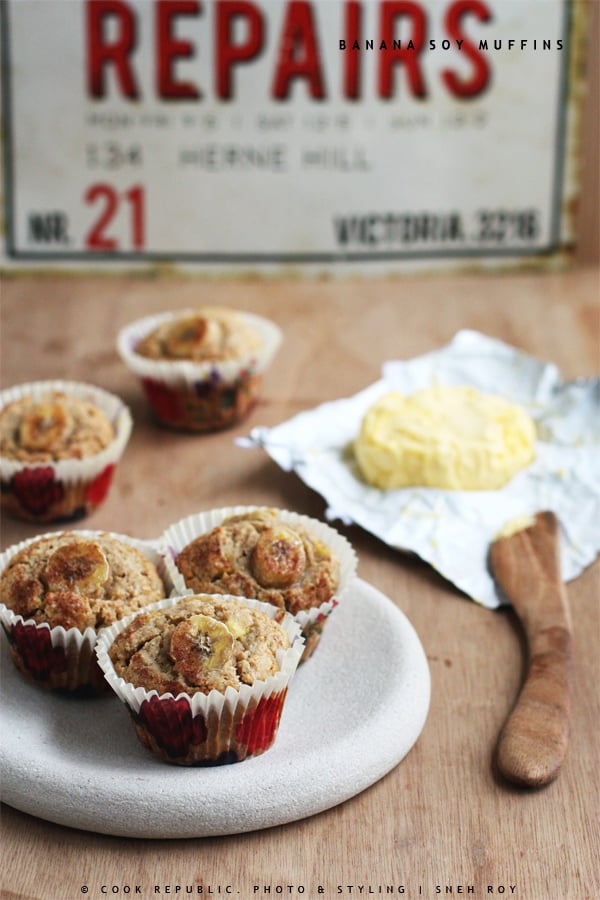 Banana Soy Muffins